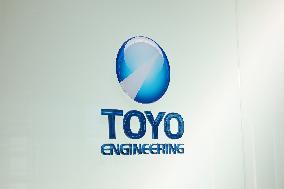 Toyo Engineering Corporation Signage, Logo